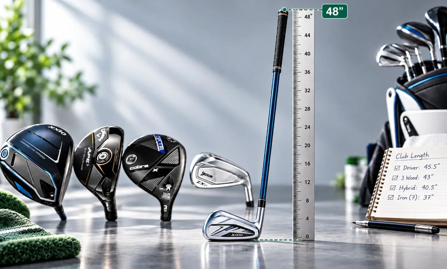 how to measure a golf club
