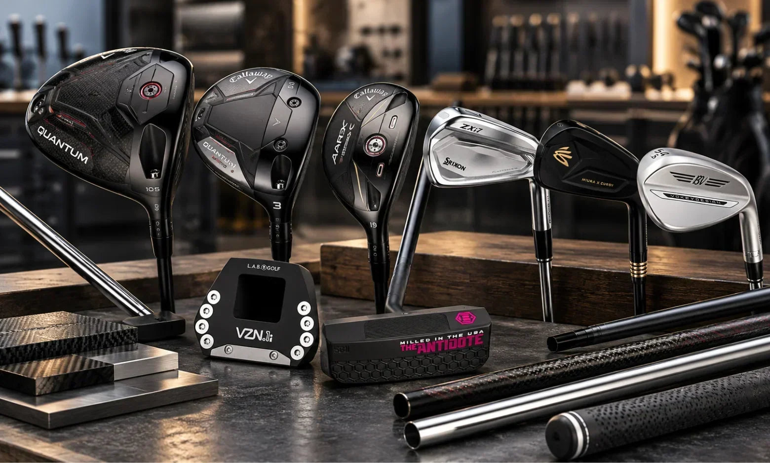 what are golf clubs made of