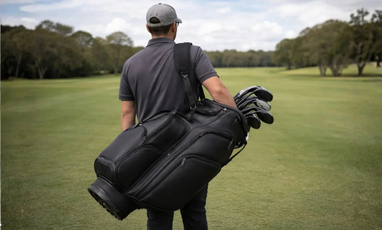 how to carry golf bag